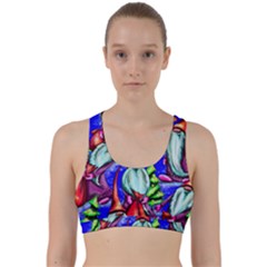 Merry Christmas Back Weave Sports Bra