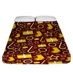 Pattern Paper Fabric Wrapping Fitted Sheet (california King Size)