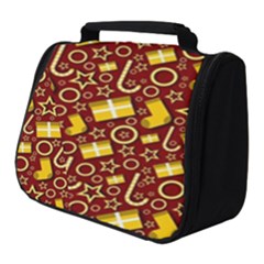 Pattern Paper Fabric Wrapping Full Print Travel Pouch (small)