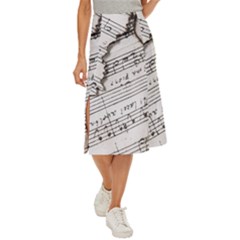 Music Notes Note Music Melody Sound Pattern Midi Panel Skirt by Ravend