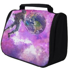 Astronaut Earth Space Planet Fantasy Full Print Travel Pouch (big) by Ravend