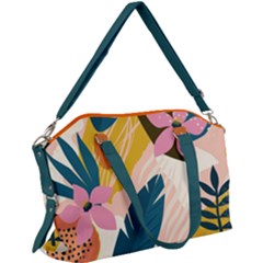 Jungle Fruits Plants Canvas Crossbody Bag