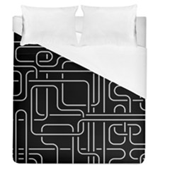 Illustration Circuit Cpu Pcb Electronic Wires Duvet Cover (queen Size) by Wegoenart