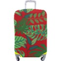 Leaves Pattern Red Green Nature Luggage Cover (Large) View1