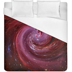 Galaxy Fog Kosmus Universe Duvet Cover (king Size) by Wegoenart