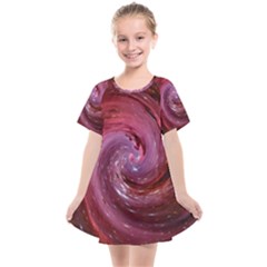 Galaxy Fog Kosmus Universe Kids  Smock Dress