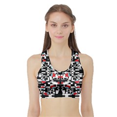 A-new-light Sports Bra With Border by DECOMARKLLC