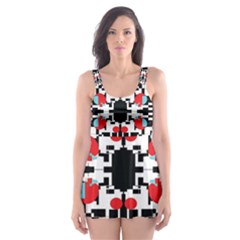 A-new-light Skater Dress Swimsuit by DECOMARKLLC