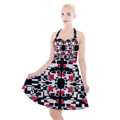 A-new-light Halter Party Swing Dress  by DECOMARKLLC