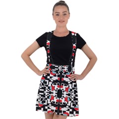 A-new-light Velvet Suspender Skater Skirt by DECOMARKLLC