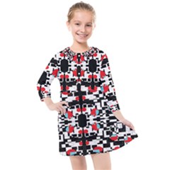 A-new-light Kids  Quarter Sleeve Shirt Dress by DECOMARKLLC