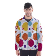 Background Polka Dot Men s Windbreaker