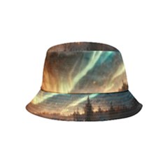 Northern Light North Sky Night Bucket Hat (kids) by Ravend