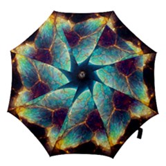 Abstract Galactic Wallpaper Hook Handle Umbrellas (medium)