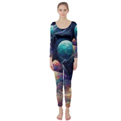 Quantum Physics Dreaming Lucid Long Sleeve Catsuit