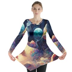 Quantum Physics Dreaming Lucid Long Sleeve Tunic 