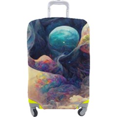 Quantum Physics Dreaming Lucid Luggage Cover (large) by Ravend