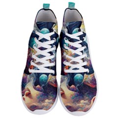 Quantum Physics Dreaming Lucid Men s Lightweight High Top Sneakers