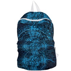 Network Circuit Board Trace Foldable Lightweight Backpack