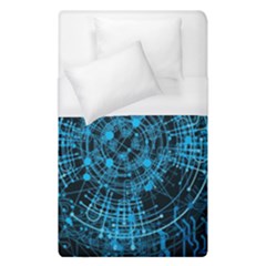 Network Circuit Board Trace Duvet Cover (single Size)