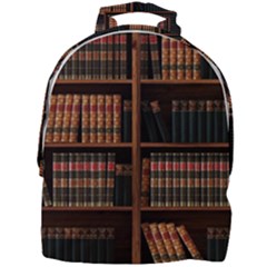 Book Bookshelf Bookcase Library Mini Full Print Backpack