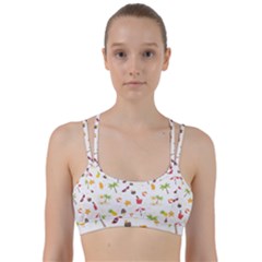 Summer Backgroundnature Beach Line Them Up Sports Bra