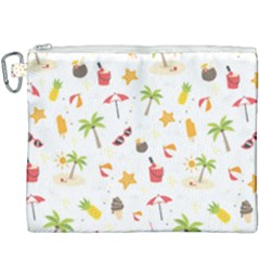 Summer Backgroundnature Beach Canvas Cosmetic Bag (xxxl)