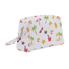 Summer Backgroundnature Beach Wristlet Pouch Bag (medium)