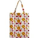 Illustration Pizza Background Vegetable Zipper Classic Tote Bag View1