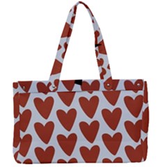 Little Hearts Canvas Work Bag by ConteMonfrey