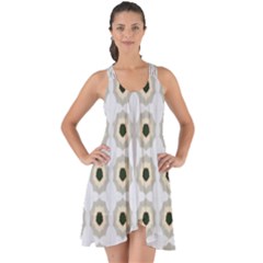 Abstract Blossom Show Some Back Chiffon Dress by ConteMonfrey