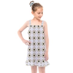 Abstract Blossom Kids  Overall Dress by ConteMonfrey