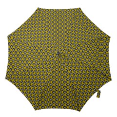 Abstract Beehive Yellow  Hook Handle Umbrellas (small) by ConteMonfrey