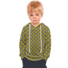 Abstract Beehive Yellow  Kids  Overhead Hoodie by ConteMonfrey