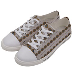 Balls Of Energy 70s Vibes Women s Low Top Canvas Sneakers