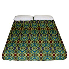 Colorful Sunflowers Fitted Sheet (california King Size) by ConteMonfrey