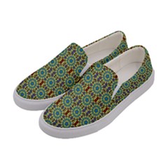 Colorful Sunflowers Women s Canvas Slip Ons