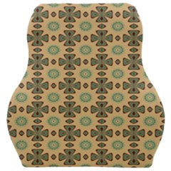 Abstracr Green Caramels Car Seat Velour Cushion  by ConteMonfrey