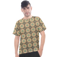 Abstract Green Caramels Men s Sport Top