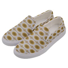 Abstract Petals Men s Canvas Slip Ons by ConteMonfrey