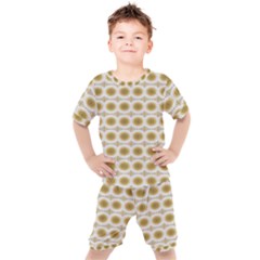Abstract Petals Kids  Tee And Shorts Set by ConteMonfrey