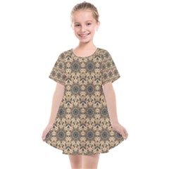 Abstract Dance Kids  Smock Dress by ConteMonfrey