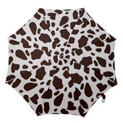 Cow Spots Brown White Hook Handle Umbrellas (large) by ConteMonfrey