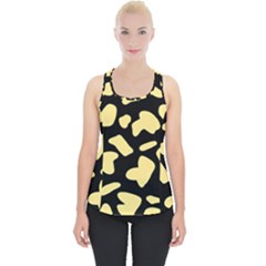 Cow Yellow Black Piece Up Tank Top by ConteMonfrey