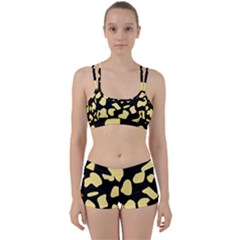 Cow Yellow Black Perfect Fit Gym Set by ConteMonfrey