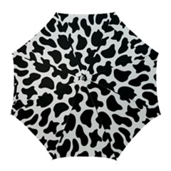 Cow Black And White Spots Golf Umbrellas by ConteMonfrey