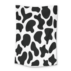 Cow Black And White Spots Small Tapestry by ConteMonfrey