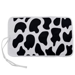 Cow Black And White Spots Pen Storage Case (l)