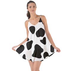 Black And White Spots Love The Sun Cover Up by ConteMonfrey