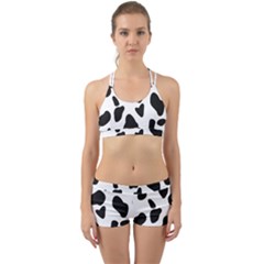 Black And White Spots Back Web Gym Set by ConteMonfrey